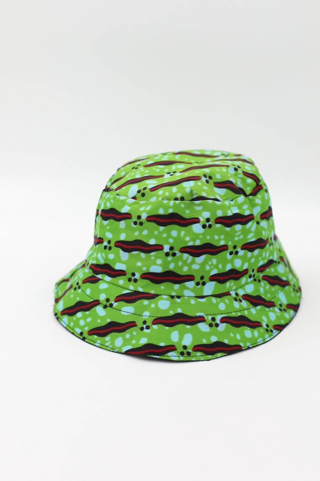 kapelusz zielony na lato bucket hat batik afryka Senegal