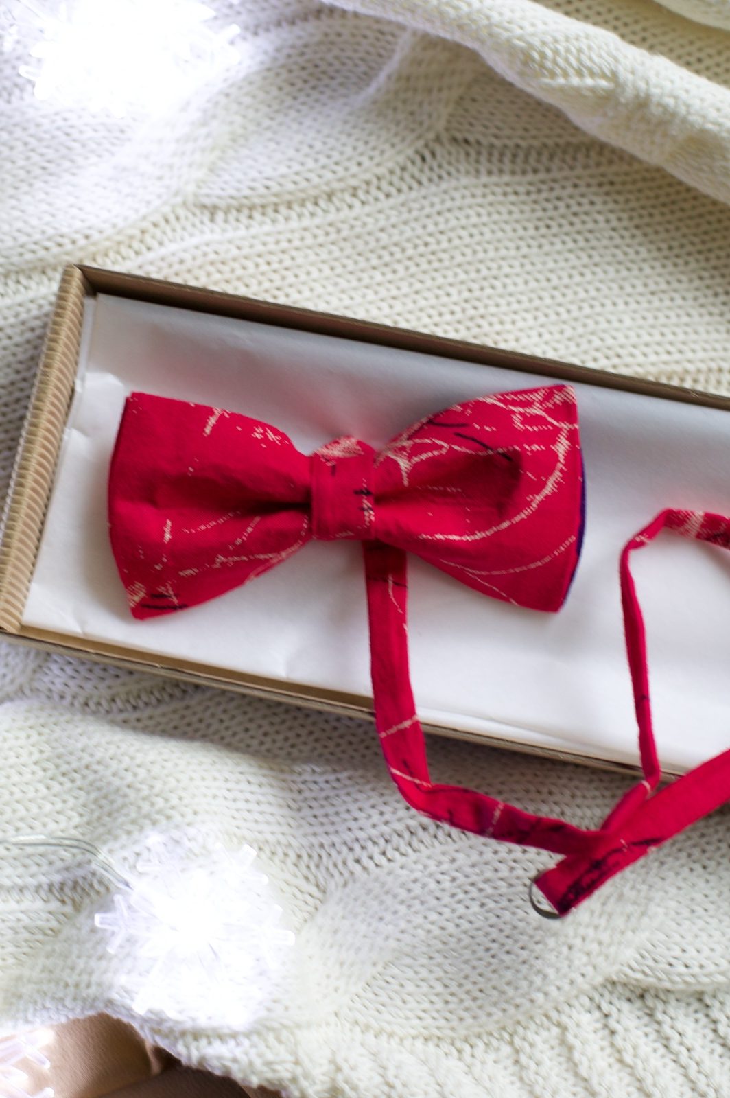 Mucha męska różowa