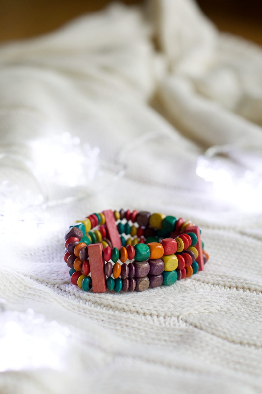 Bransoletka kolorowe koraliki