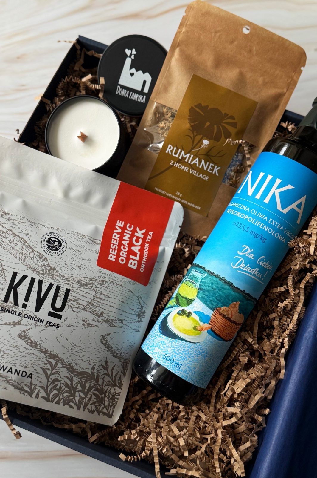 Personalizowany prezent z okazji Dnia Babci i Dziadka | Oliwa wysokopolifenolowa NIKA