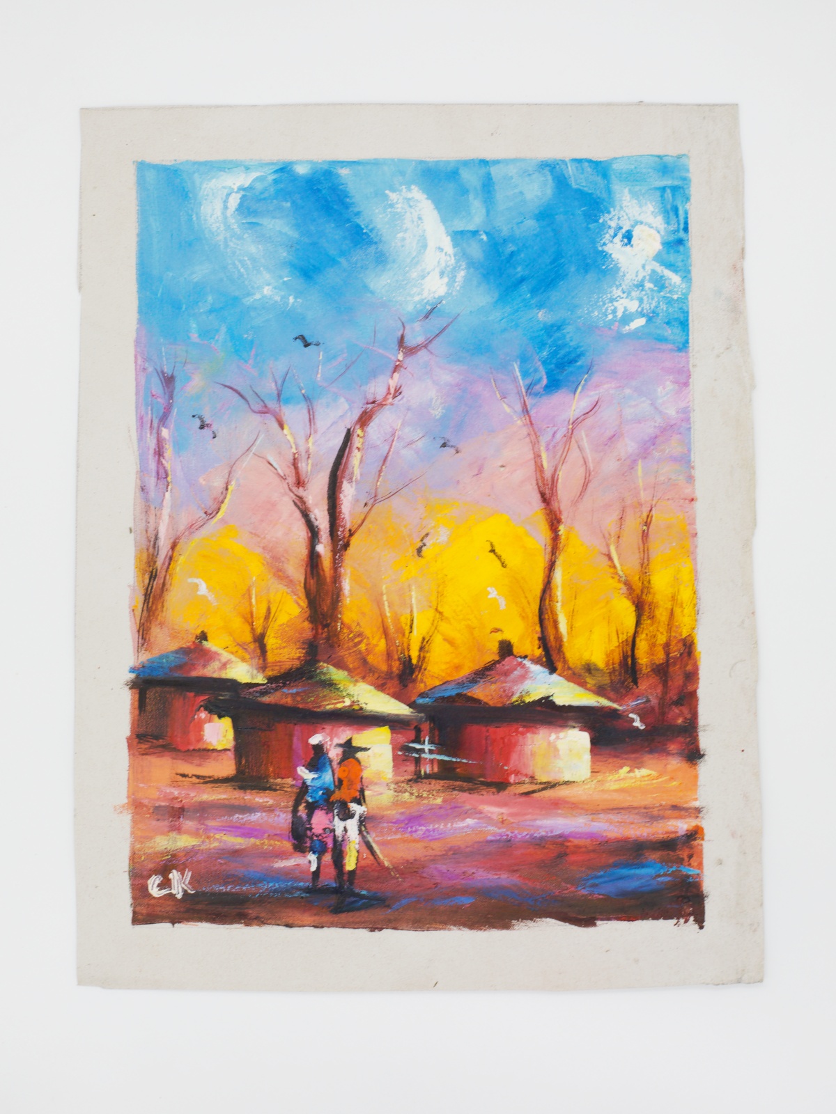 Pejzaż LUMI – obraz zambijskiego artysty