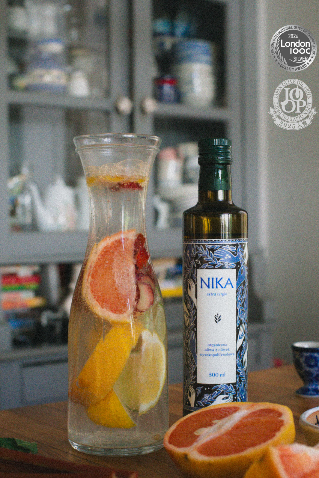 NOWY ZBIÓR | OLIWA NIKA | ORGANICZNA, WYSOKOPOLIFENOLOWA | 500ml | Do finiszu