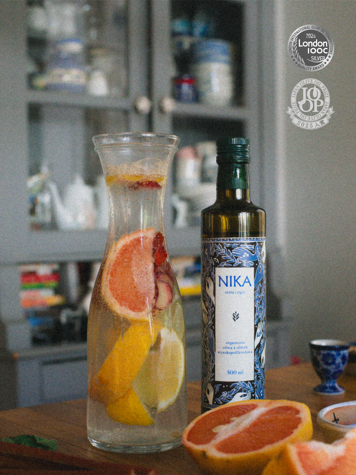 NOWY ZBIÓR | OLIWA NIKA | ORGANICZNA, WYSOKOPOLIFENOLOWA | 500ml | Do finiszu