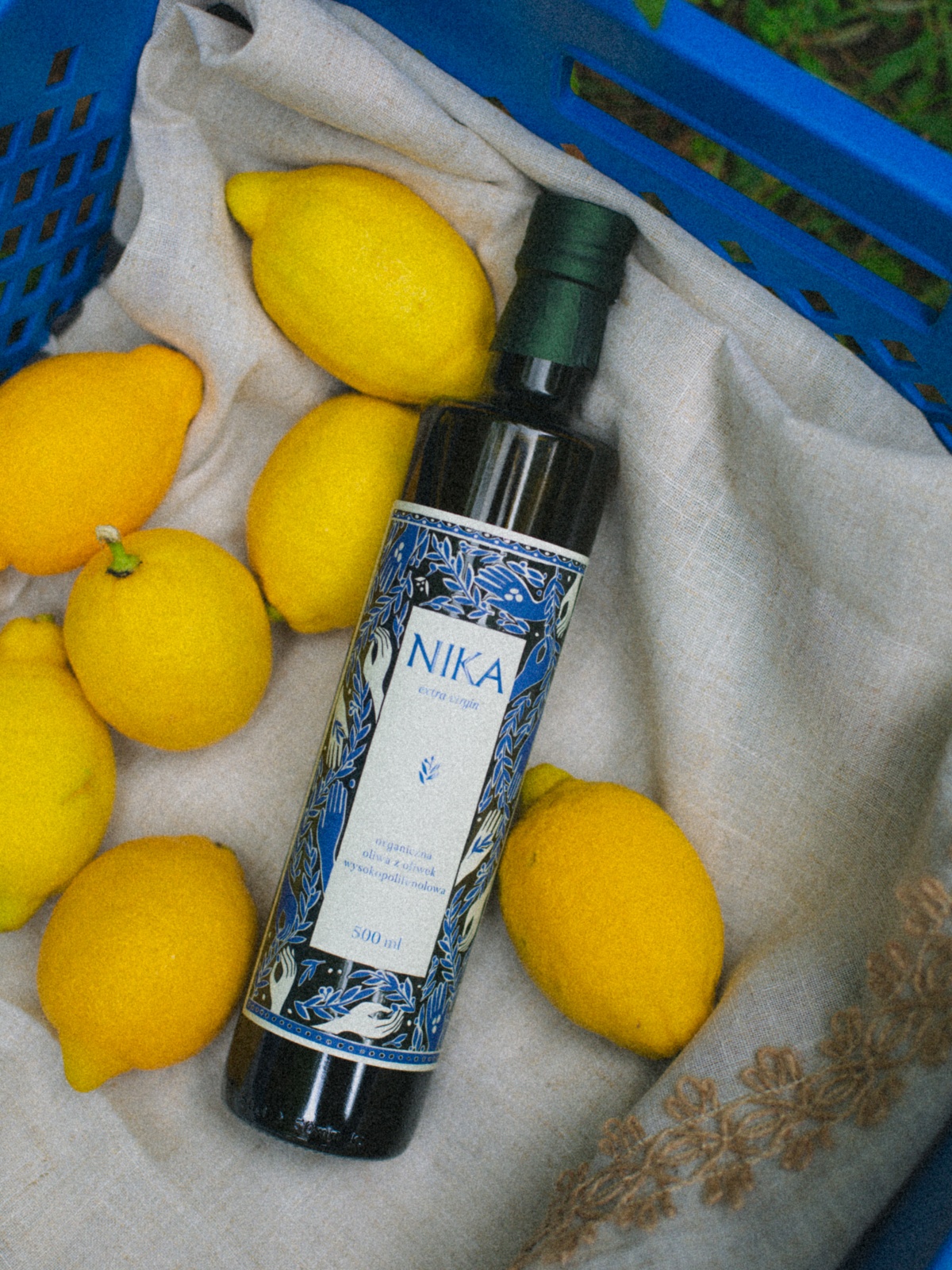 NOWY ZBIÓR | OLIWA NIKA | ORGANICZNA, WYSOKOPOLIFENOLOWA | 500ml | Do finiszu